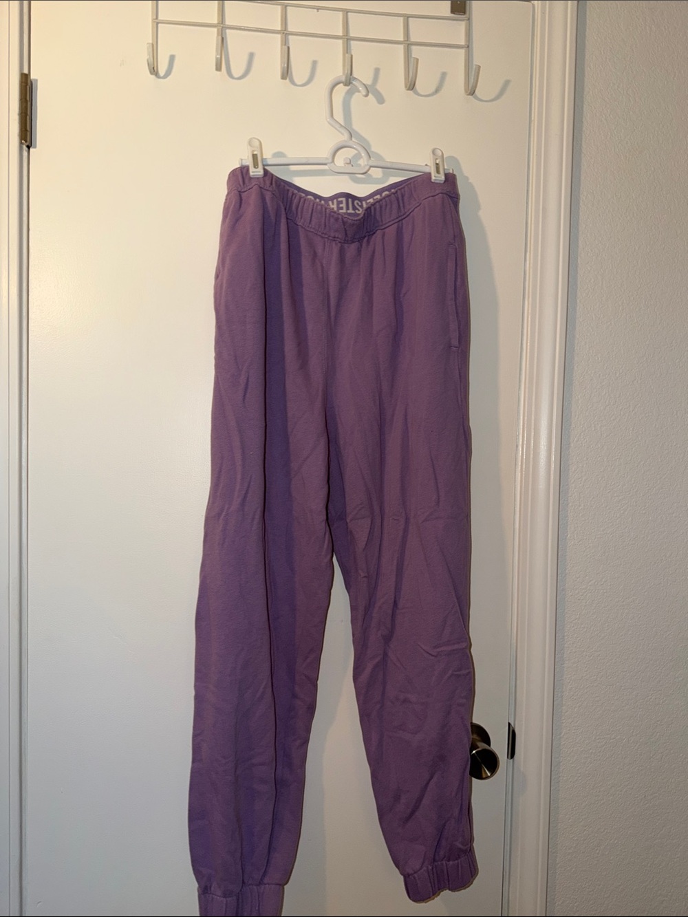 Holister Purple Jogger Sweatpants